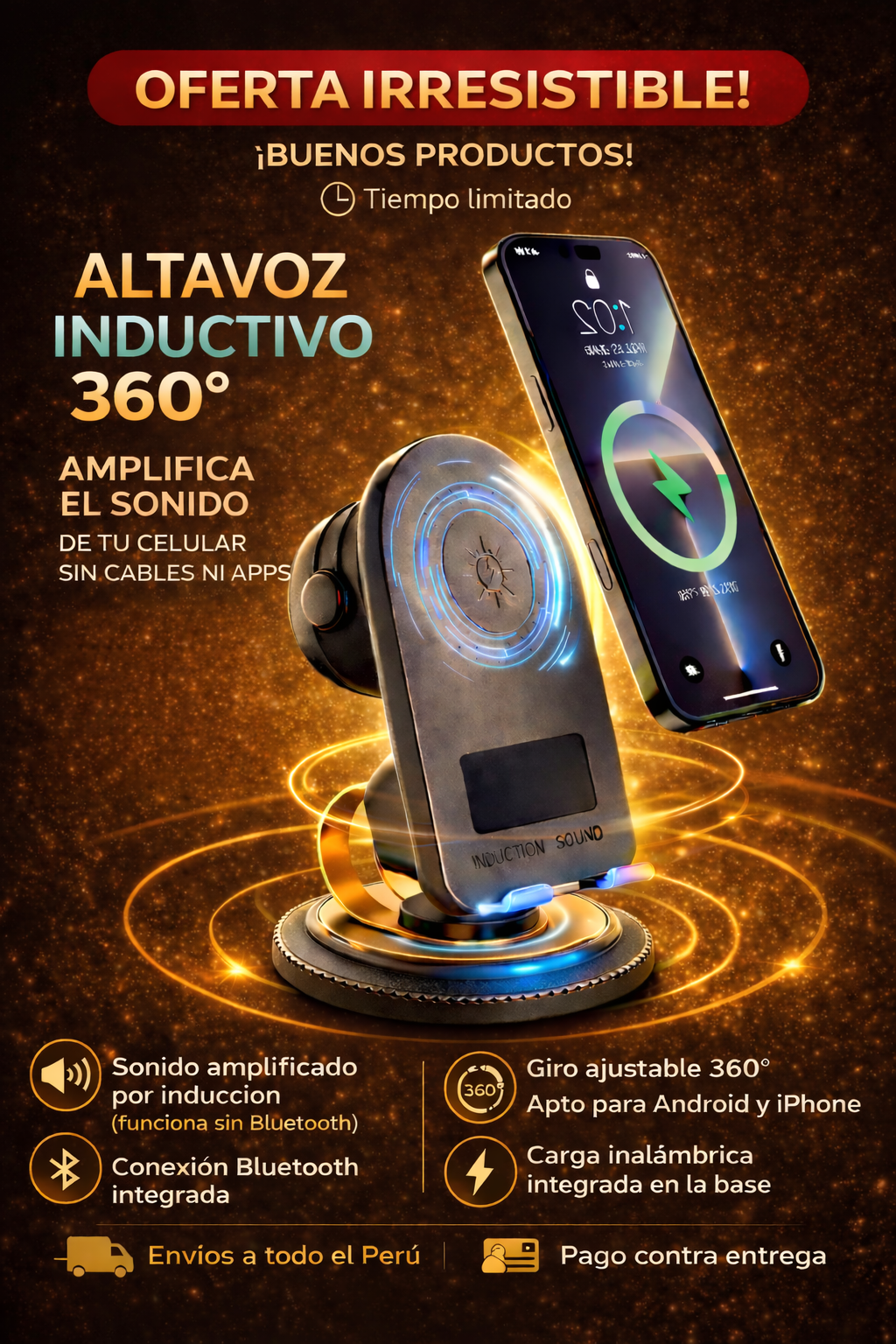 SOPORTE MULTIFUNCION  3 EN 1