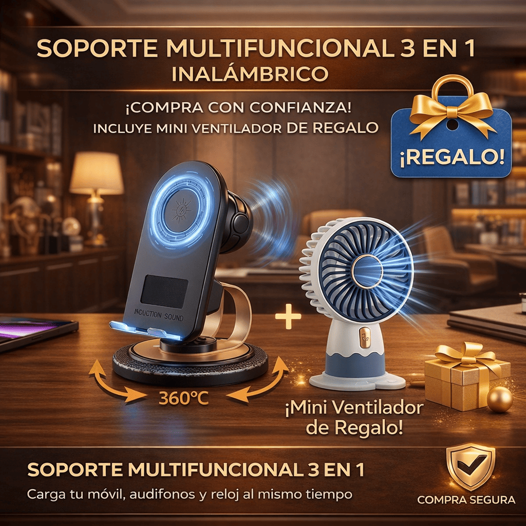 SOPORTE MULTIFUNCION  3 EN 1