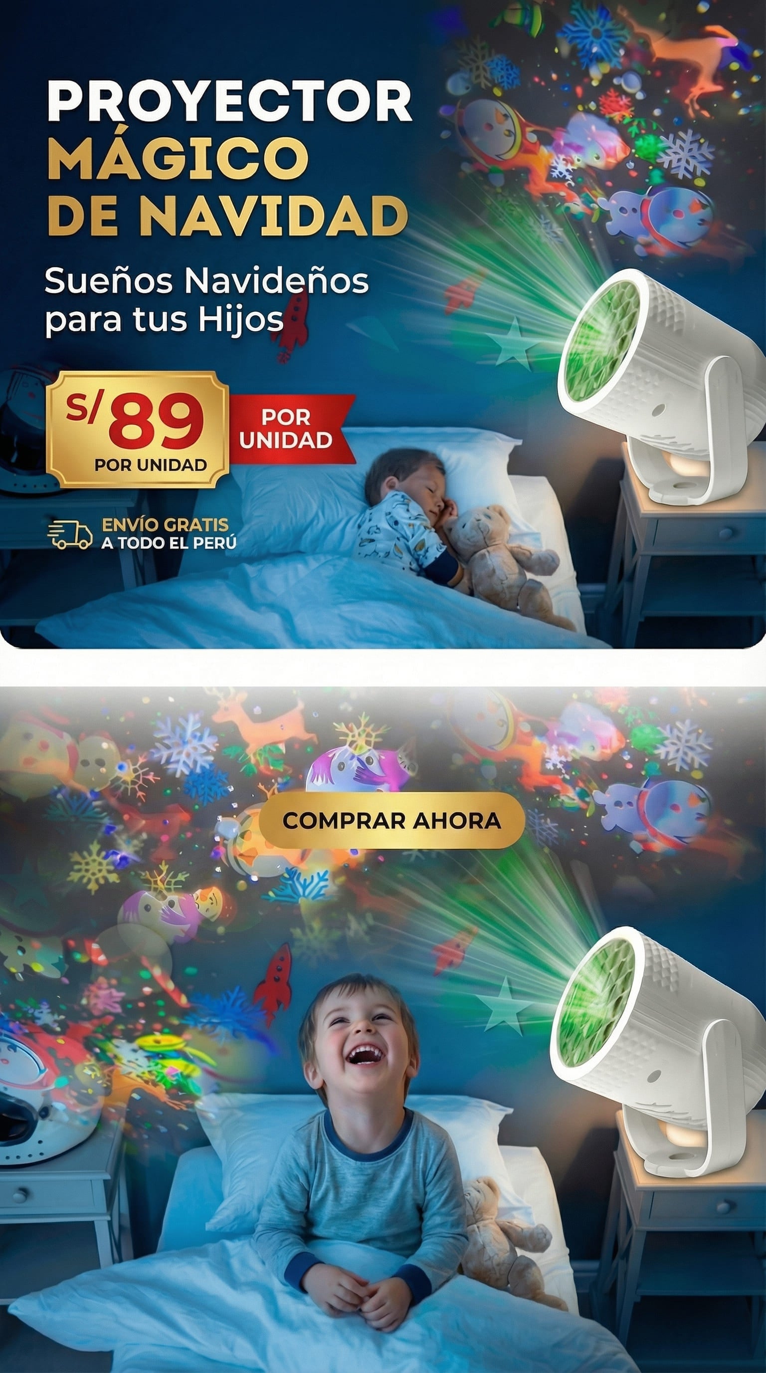 ¡Trae la Magia del Polo Norte Directo al Cuarto de tus Hijos! ✨🦌