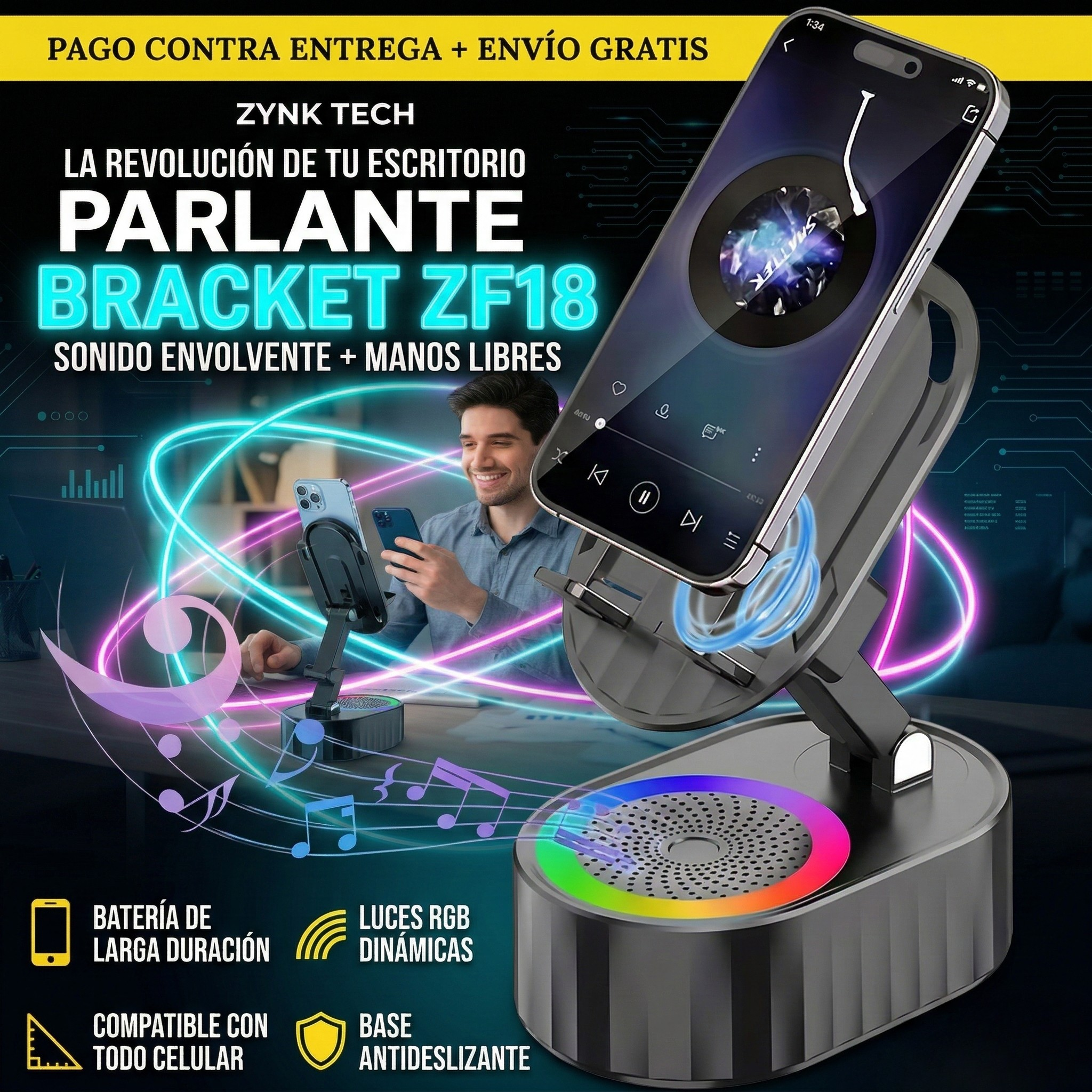 Soporte de altavoz ZF18