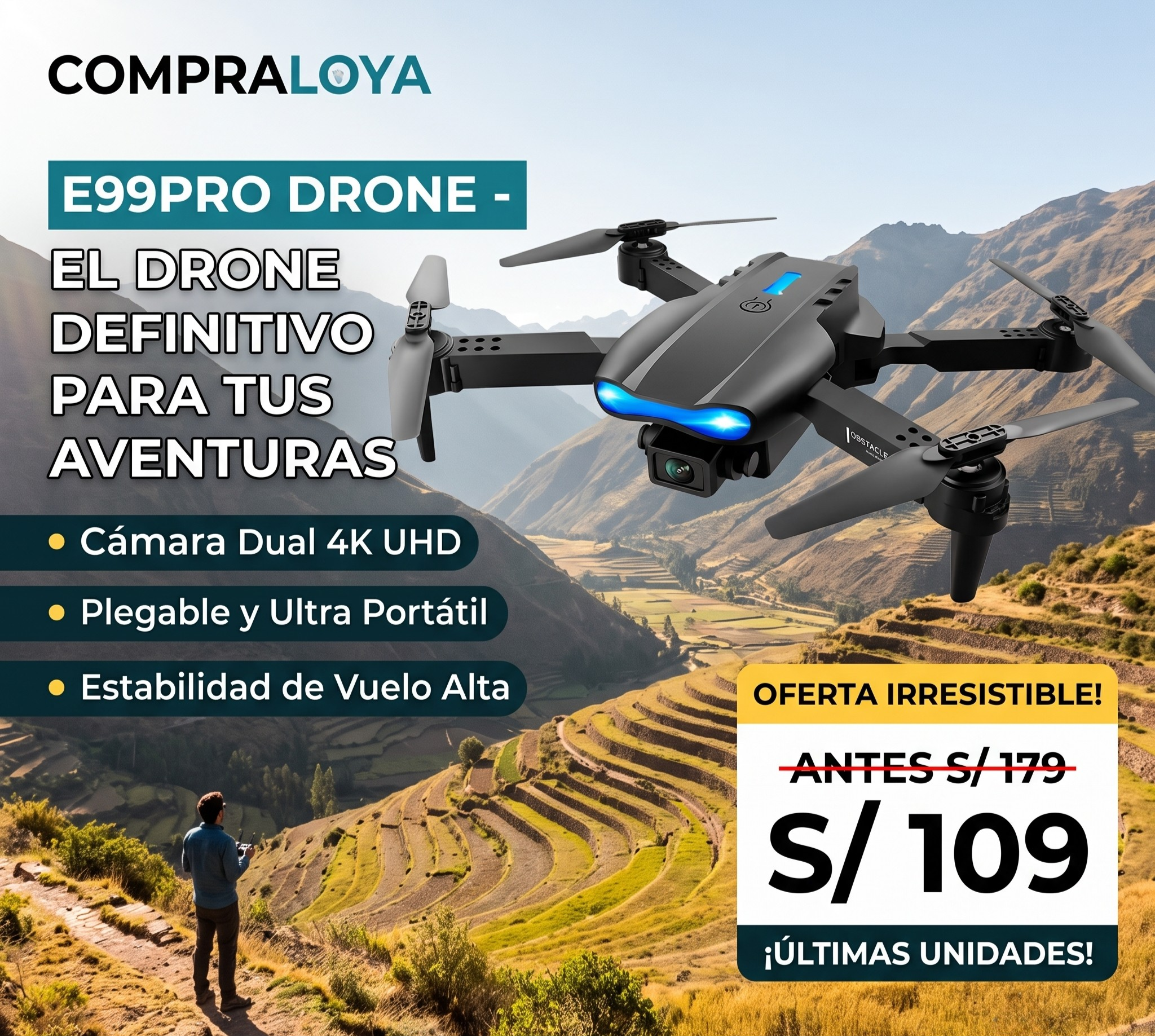 DRON E99 PRO